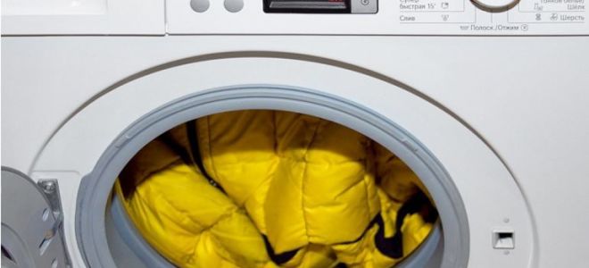 Как да перете пуховик в пералня