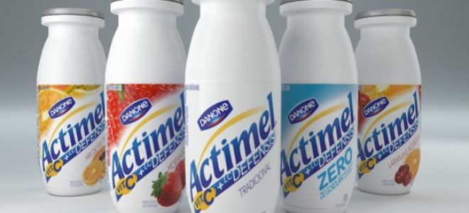 هو Actimel محتوى مفيد من السعرات الحرارية