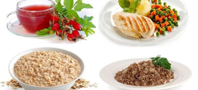 Régime alimentaire pour gastrite: tableau 5, 4, 3, 2, 1