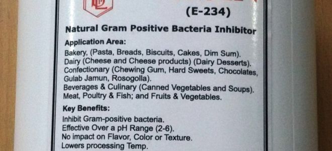 Състав, ползи и вреди от консерванта низин (E234)