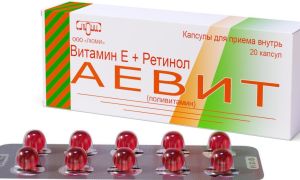 Защо Aevit е полезен и защо се приема